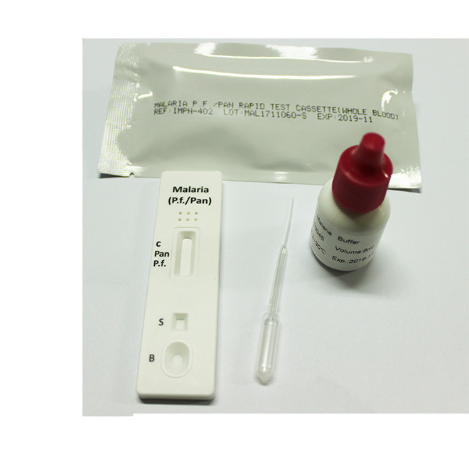 AMRDT009 Швидкий тест на малярію Pf Pan, касета