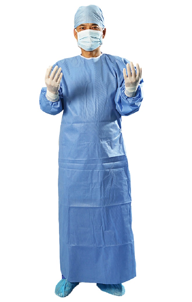 Tipes weggooibare steriele chirurgiese togas |Drapeer Pakkie