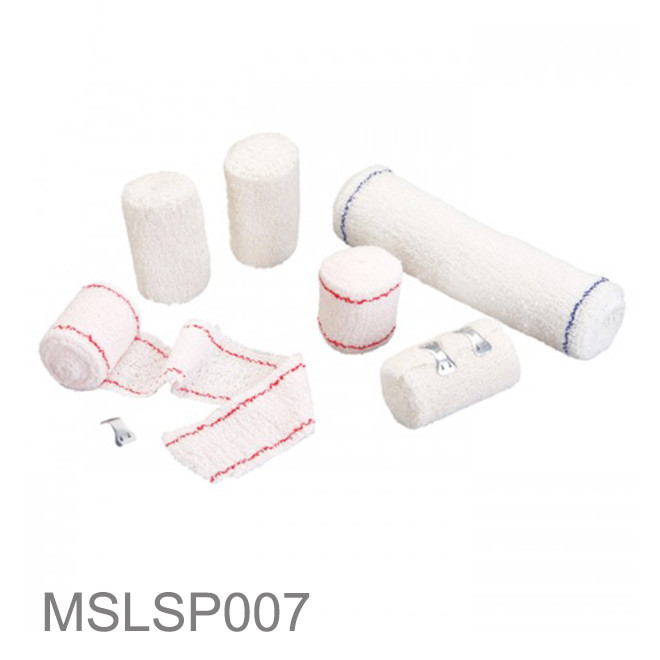 Bandagem de crepe de algodão puro para uso hospitalar AMSP007