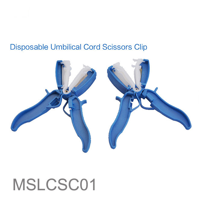 AMCSC01 Disposable Baby Umbilical Cord Scissors Clip