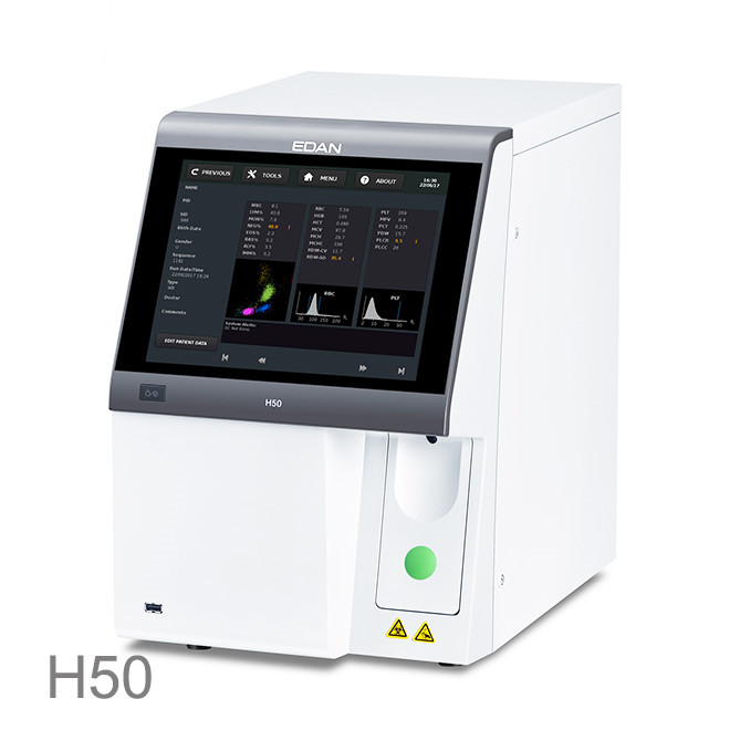 En iyi 10 5 parçalı hematoloji analizörü EDAN H50