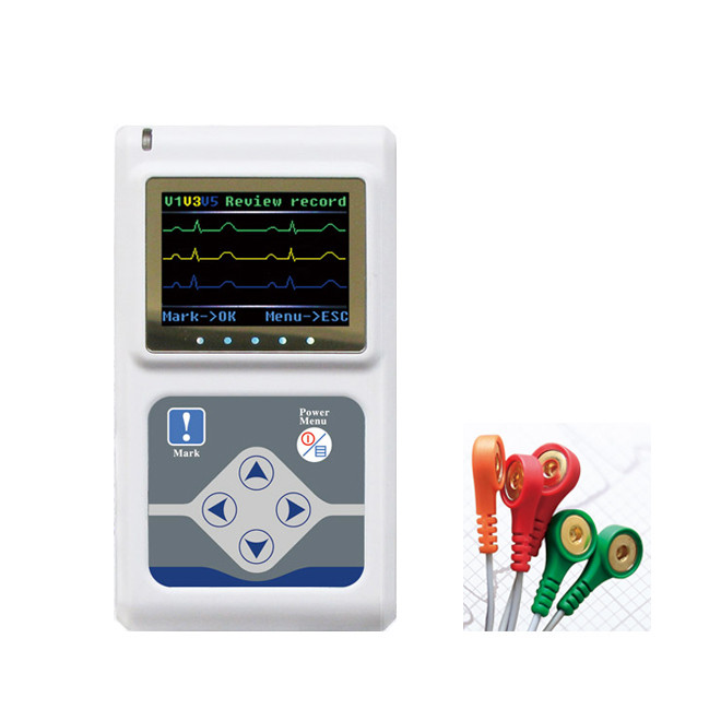 AM Dynamic ECG Holter System 24 hour 3 Channel ECG AMHT03 for sale