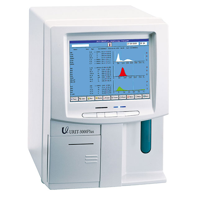 Tuntun Portable Auto Hematology Analyzer ati Clinical Chemistry URIT-3000Vet Plus