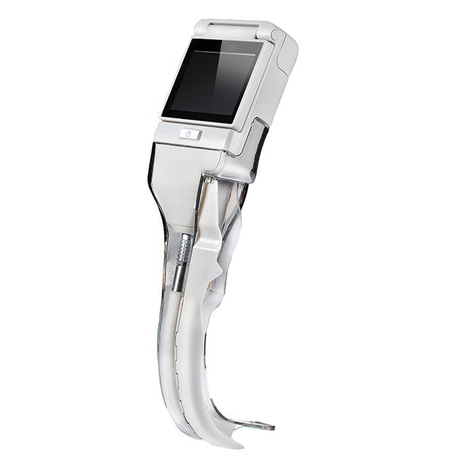 Laringoscópio médico impermeável barato com câmera AMVL01