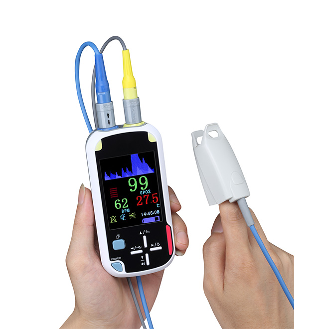 Wireless BlueTooth Portable Pulse Oximeter AMPO-B
