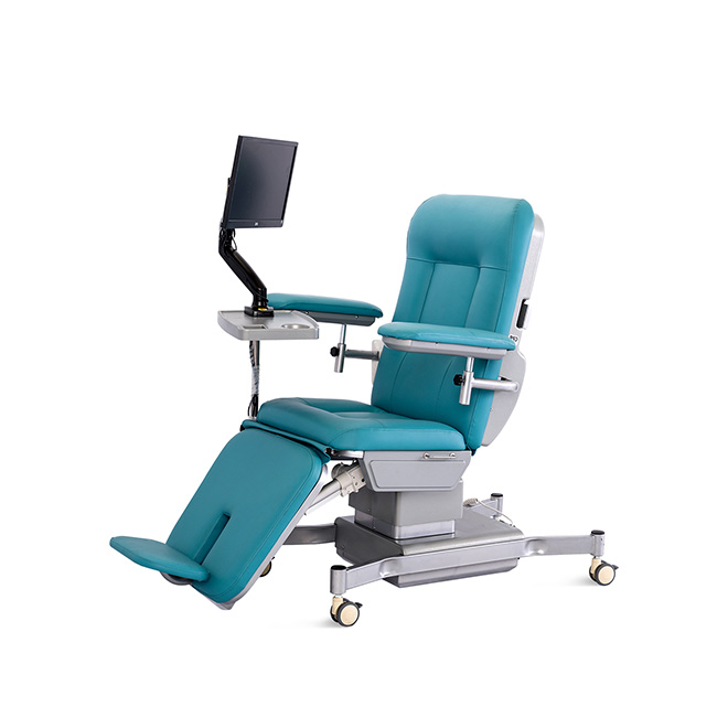 Premium capability electric dialysis chair AMMC099