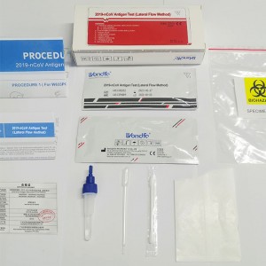 Lepu COVID-19 Kit di test rapidu di l'antigenu AMDNA09
