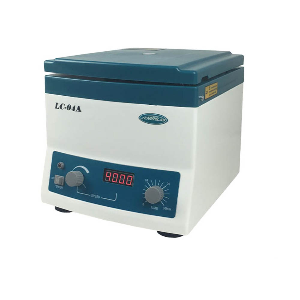 AMAIN OEM/ODM Decanter Digital Centrifuge-maŝino LC-04A laboratorio malaltrapida mana centrifugilo kun senpaŝa rapideca alĝustigo