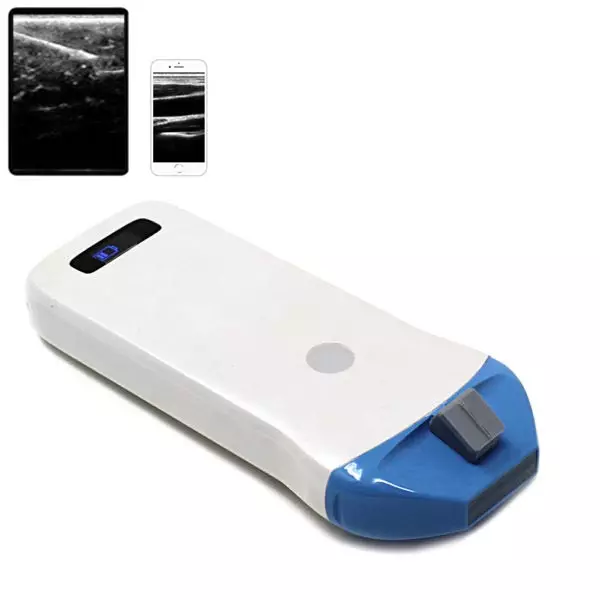 Klinik Teşhis kas-iskelet ultrason makinesi için Biyopsi Kılavuzu için Taşınabilir Kablosuz BW Lineer PICC Ultrason Probu
