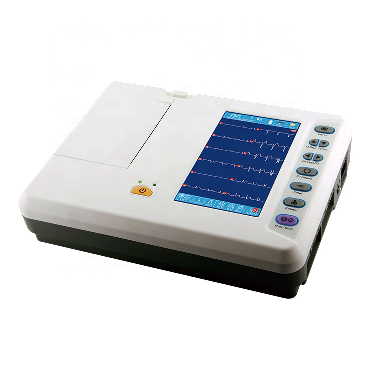 Factory manufacturing 6 channel electrocardiograph ECG machine