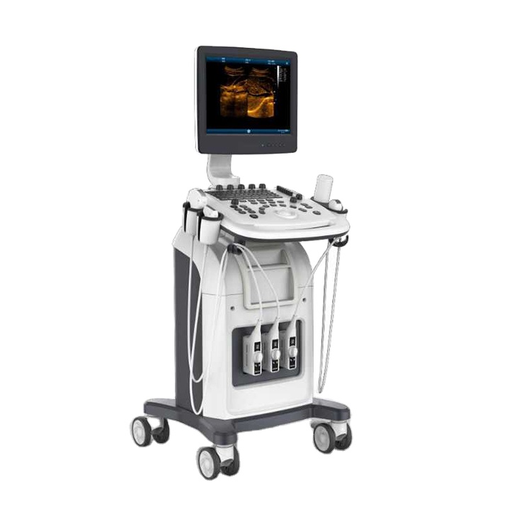 ZONCARE ZQ-9902 Medical Ultrasound Instruments with B/W Trolley Ultrasound System ultrasound machine for hospital