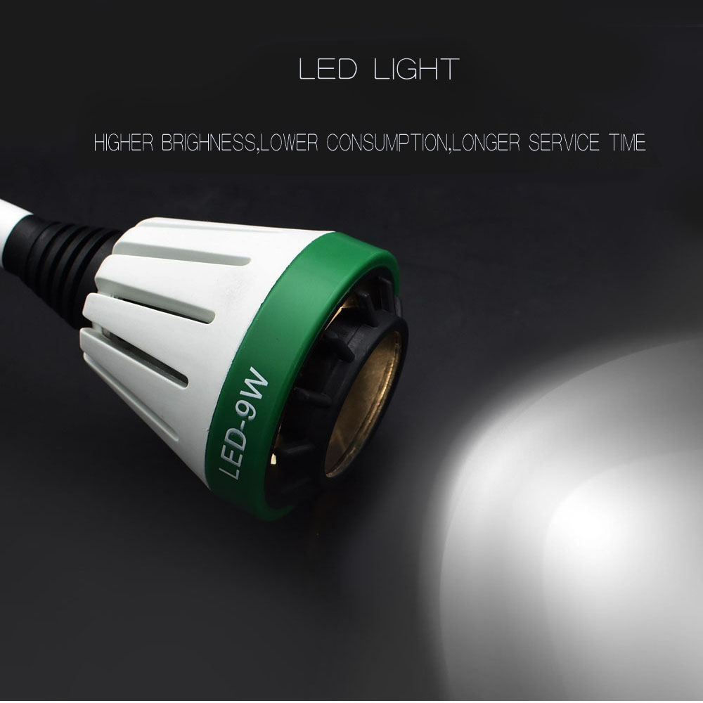 AMAIN OEM/ODM AM-2009W-1 9W LED Medical examination light adopts 3pcs 3W international brand LED bulb as light source