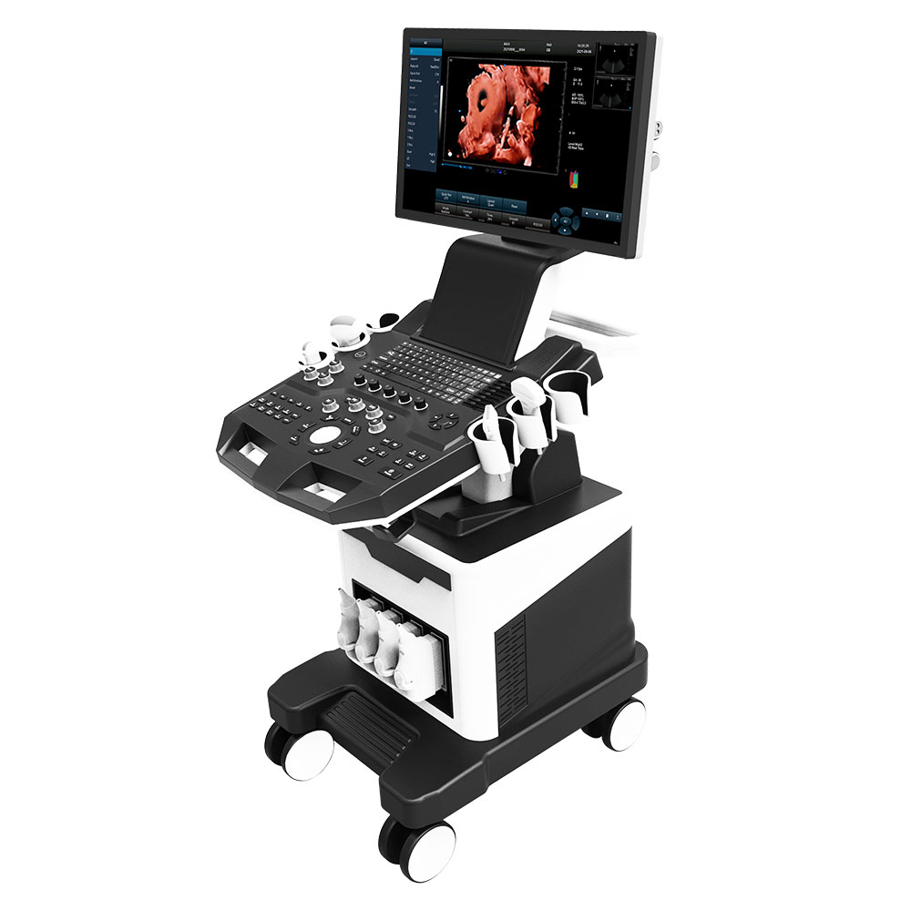 Amain new tech AMDV-F5 Pro trolley 4D/5D color doppler ultrasonic Diagnostic Apparatus with a high-resolution medical display