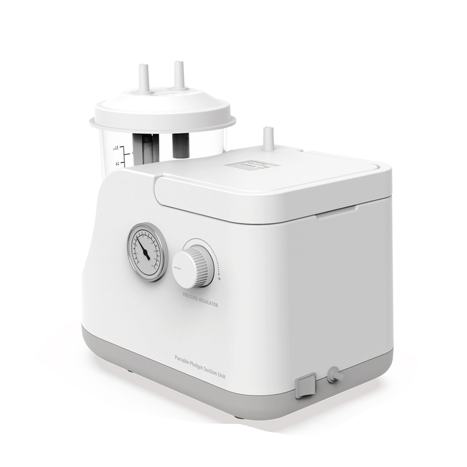 AMAIN Portable Phlegm Suction Apparatus AMSA100 Unit Sputum Aspirator Machine For Clinic & Hospital Use