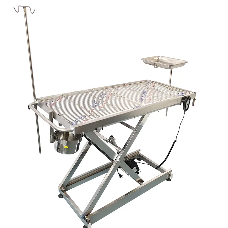 Veterinary Equipment Animal Operating Table Stainless Steel Electric Flat Lifting Pet Treatment Table Featured Image