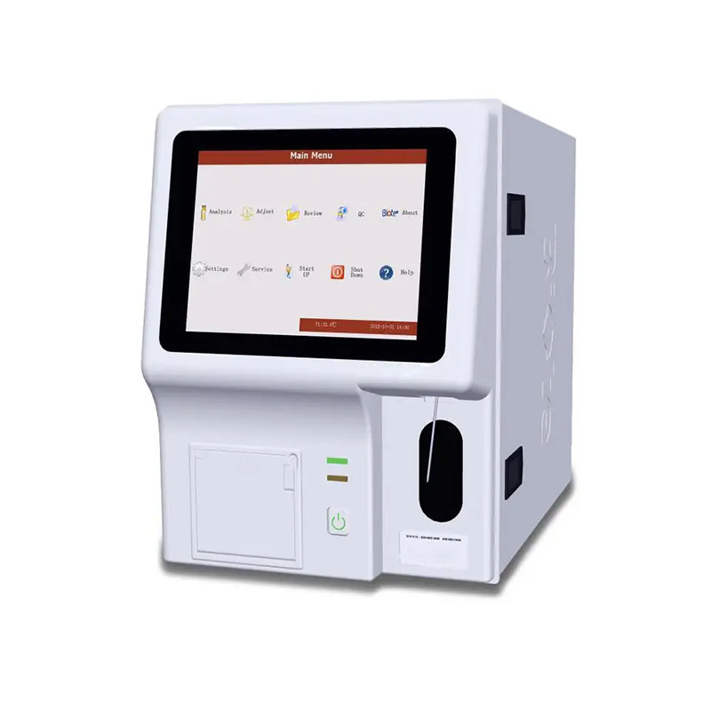 Lab Medical Blood Cell Analyzer Automatic Open System Hematology Analyzer 3-part CBC Machine