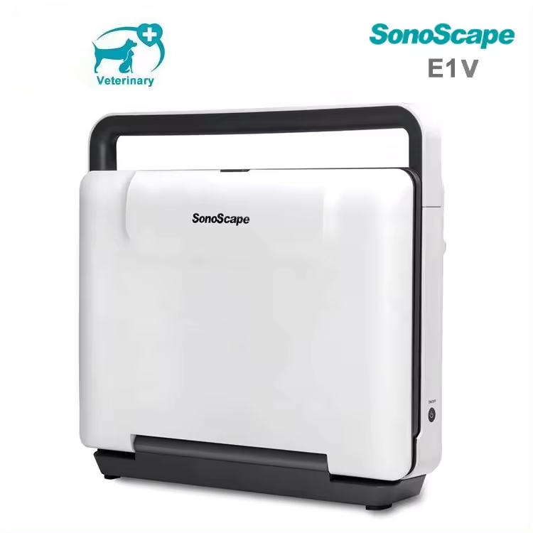 Sonoscape veterinary ultrasound machine e1v for vet color doppler animal portable ultrasound machine