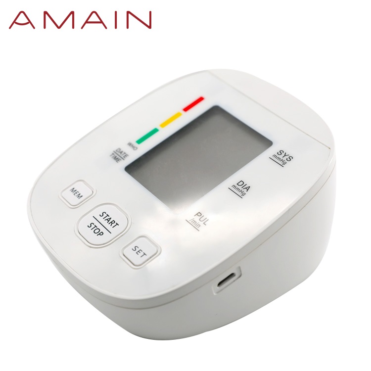 AMAIN AMBP-09 selvdiagnostisk elektronisk blodtrykksmåler med nøyaktig måling for mennesker på salg