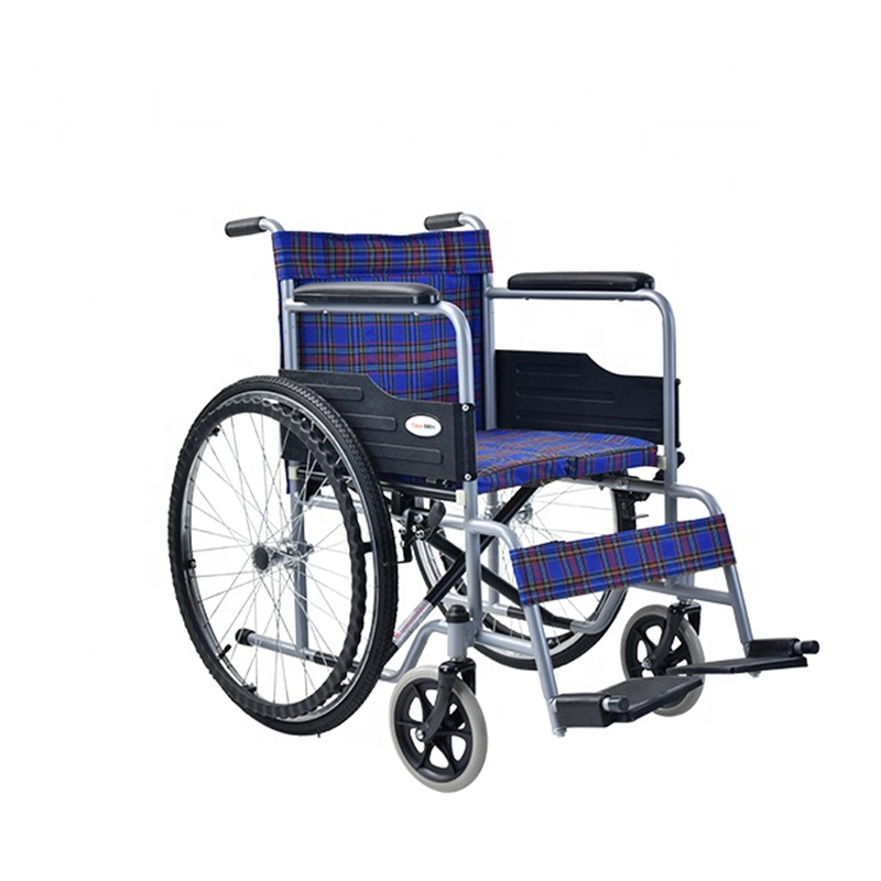 Amain Steel Manual Wheelchair with Fixed Armrest