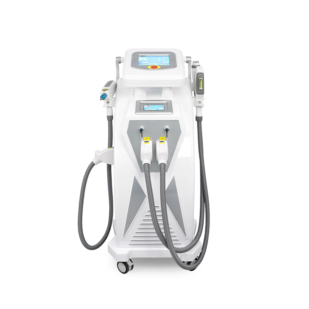 Amain OEM اعلي معيار AMRL-LF01 Opt Ipl Rf Nd Yag Laser 3 In 1 Multifunction Hair Removal Tattoo Removal Beauty Machine سيلون