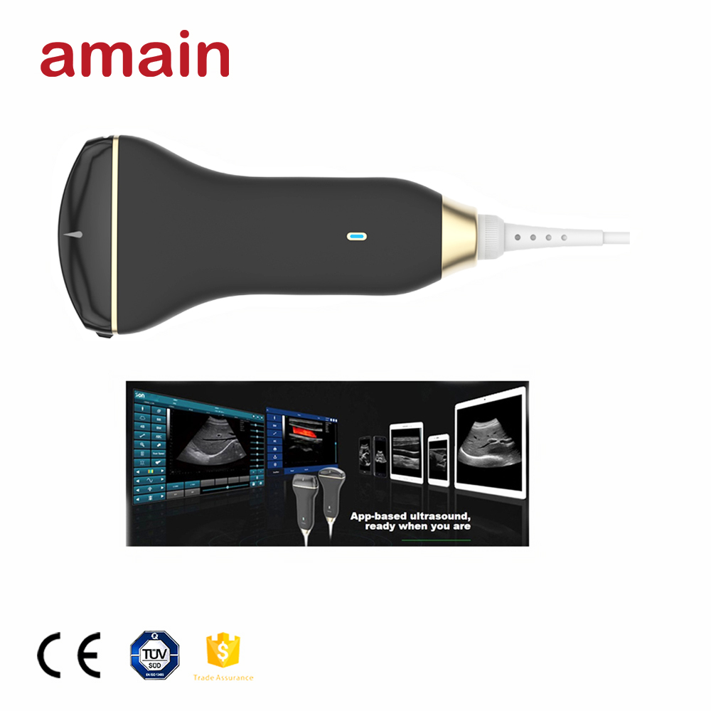Amain MagiQ 3C Convex fetal color doppler price machine ultrasound portable