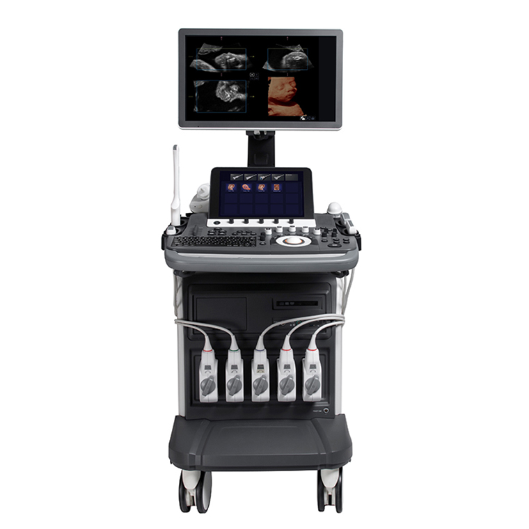 SonoScape S50 Elite Mobility Solution Trolley Medical Cardiac Trolley Ultrasound Instrument With Big Touch Screen