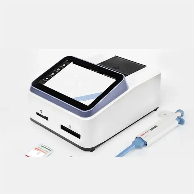 Veterinary Blood Gas Electrolyte Immunoassay Analyzer Portable Vet Poct Analyzer Immunoassay