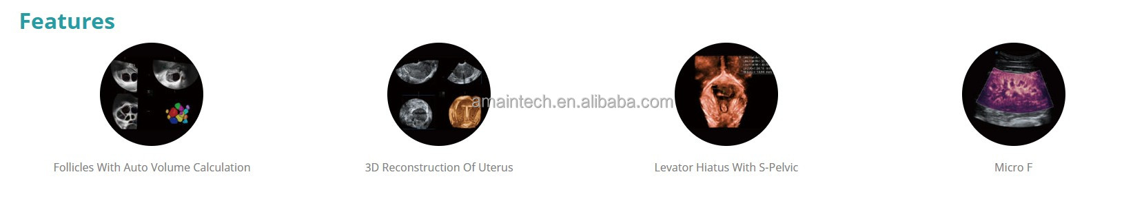 Sonoscape Enhanced Version Intelligent Wis+ platform Sonoscape S60 4D Trolley diagnosis ultrasound system With multi probes