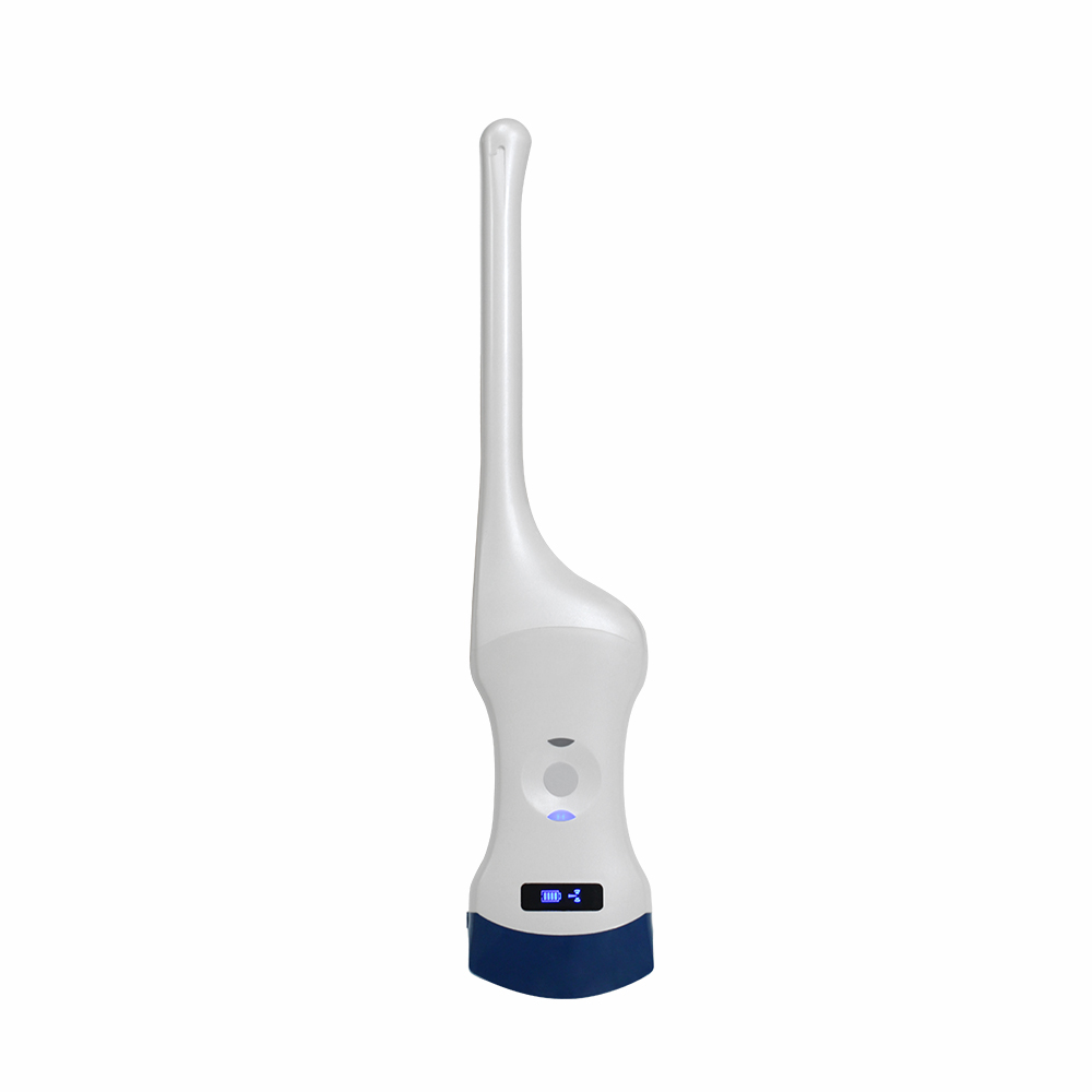 Wireless Handheld ultrasound 128 Elements Double Dual Head Ultrasound Instruments with Convex transvaginal Probes