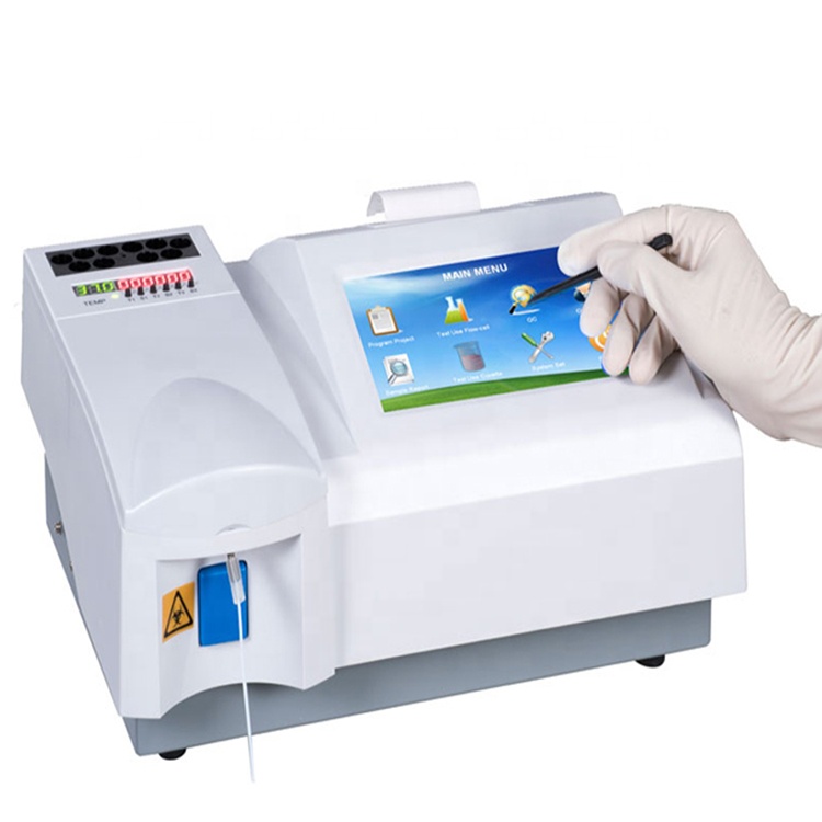 AMAIN Semi-automatic veterinary biochemistry analyzer AMSX3001 with Large touch screen