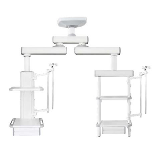 Amain OEM/ODM 2021 New Hospital Equipment Dry and Wet Separation Ceiling Suspension Bridge Pendant with Double Arms