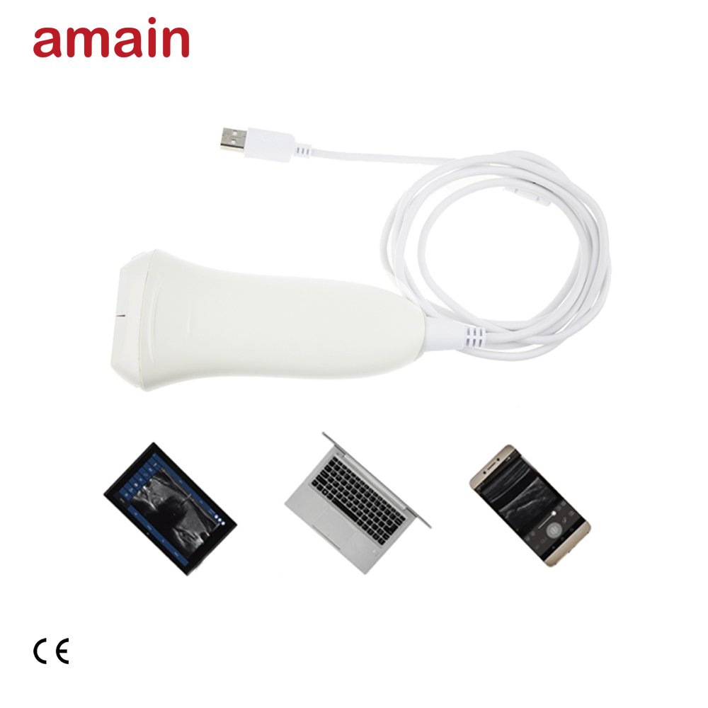 AMAIN MagiQ 2L HD Linear OEM ODM Disokong Pengimbas Ultrabunyi Perubatan Pegang Tangan